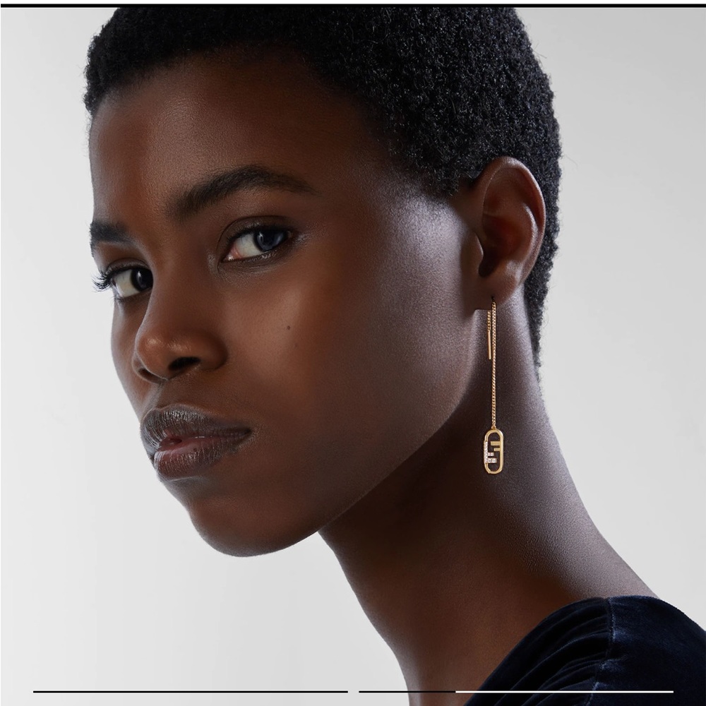 Fendi O’Lock Earrings Gold-colored earrings
